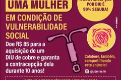 Anúncio da Campanha Amadrinhe uma mulher