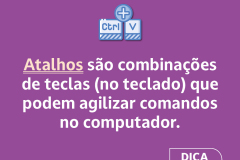 O que são atalhos?